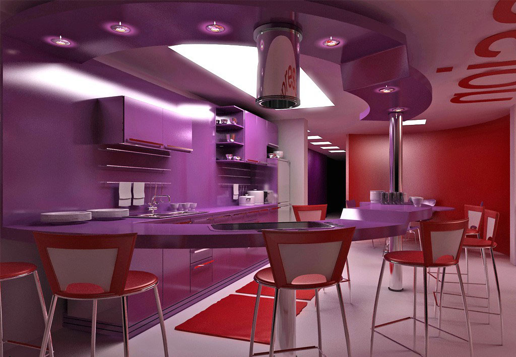 Mutfakta ışık bantı kullanımı